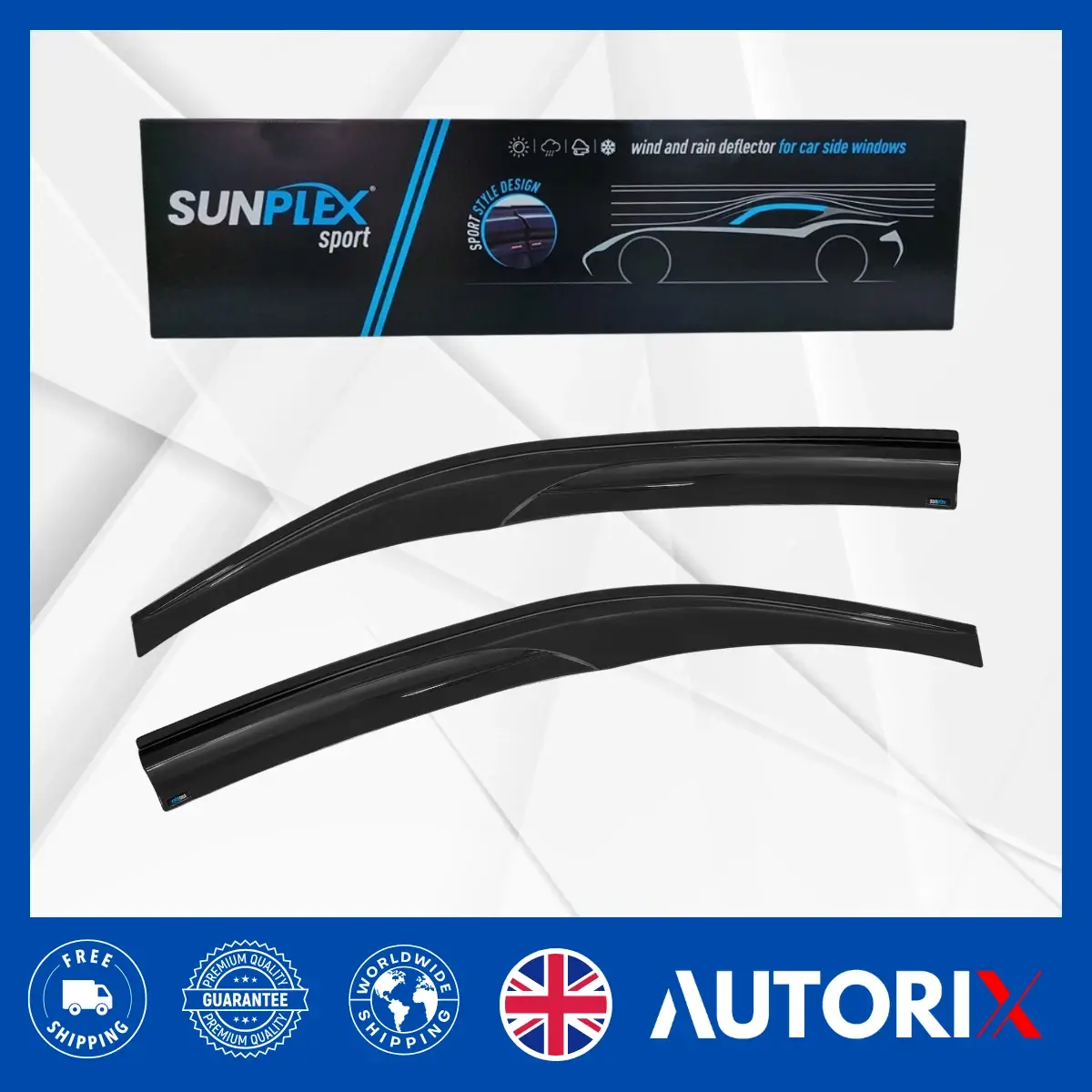 PEUGEOT EXPERT 2016-2025 EXTERNAL FIT WIND RAIN SUN SMOKE GUARD DEFLECTORS 2PCS - Image 11