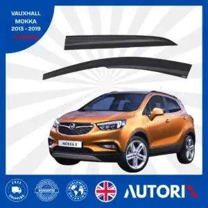 VAUXHALL MOKKA 2013-2019 EXTERNAL FIT WIND RAIN SUN SMOKE GUARD DEFLECTORS 4PCS