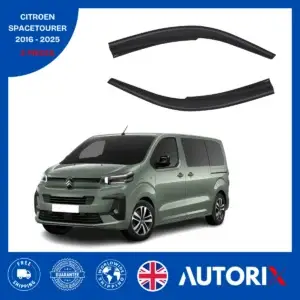 CITROEN SPACETOURER 2016-2025 EXTERNAL FIT WIND RAIN SUN GUARD DEFLECTORS 2PCS