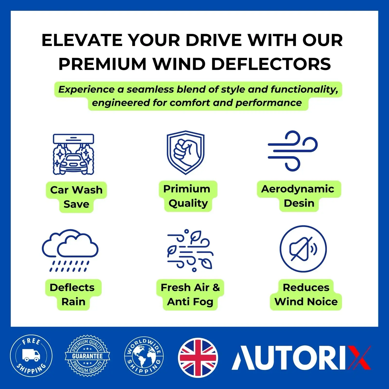 VW CADDY 2021+ IN-CHANNEL WIND DEFLECTORS RAIN GUARDS DARK SMOKE 2PC - Image 6