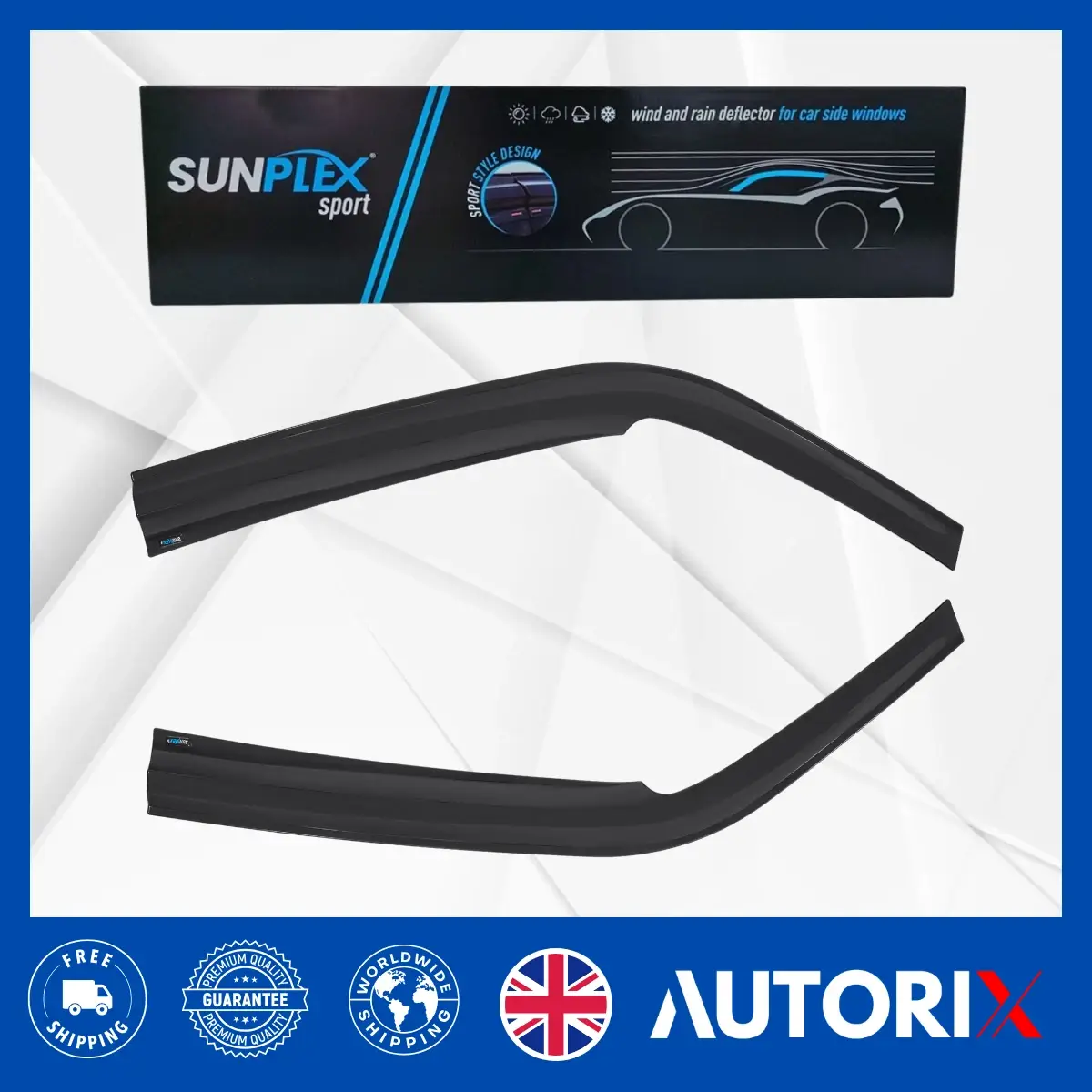 RENAULT MASTER 2010-2024 EXTERNAL FIT WIND RAIN SUN GUARD DEFLECTORS 2PCS SET - Image 11