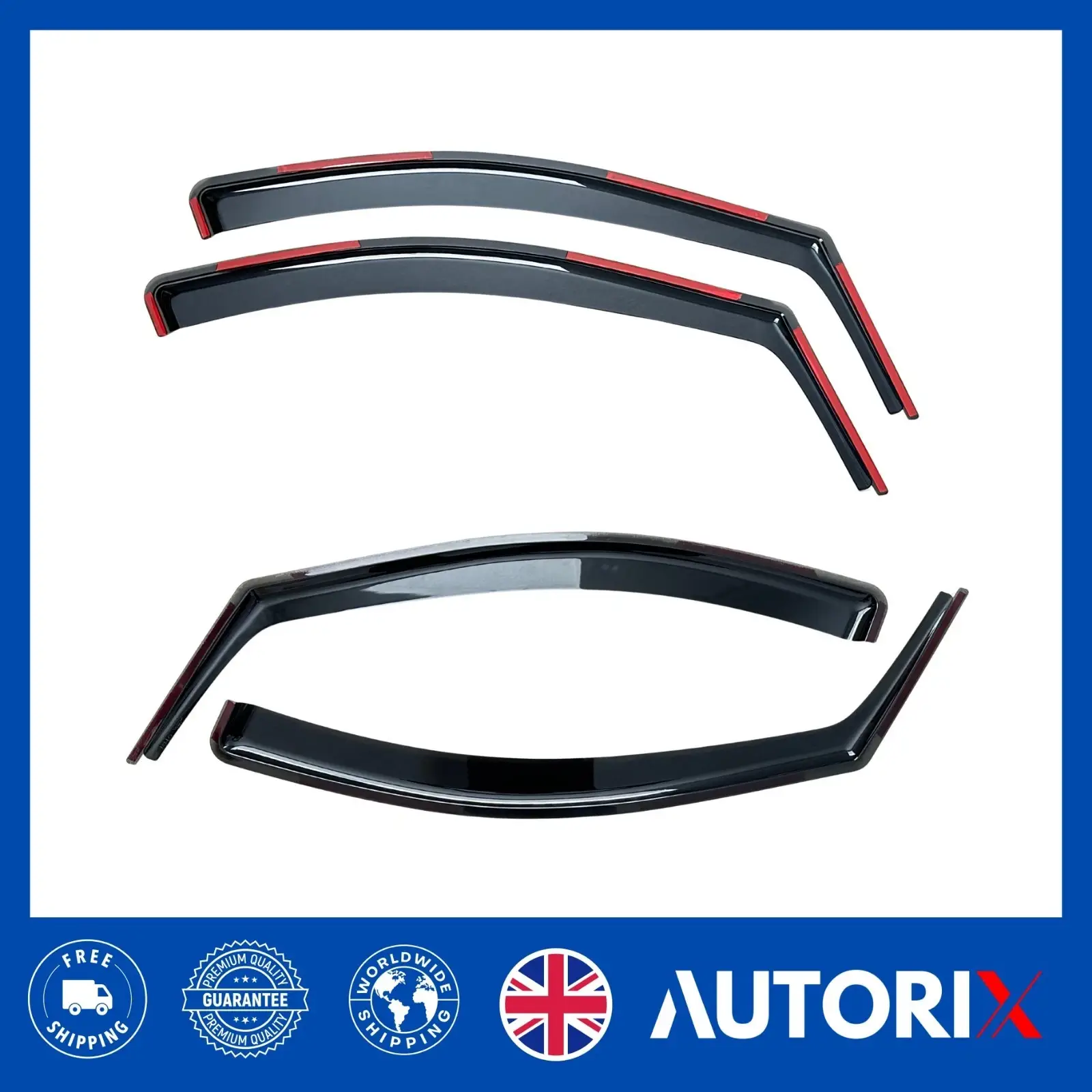 FORD TRANSIT CONNECT / TOURNEO CONNECT MK3 2021+ IN-CHANNEL WIND DEFLECTORS 2PCS - Image 8
