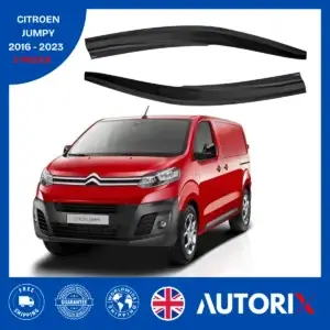 CITROEN JUMPY 2016-2023 EXTERNAL FIT WIND RAIN SUN SMOKE GUARD DEFLECTORS 2PCS