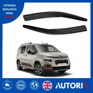 CITROEN BERLINGO/RIFTER 2018+ EXTERNAL FIT WIND RAIN GUARD DEFLECTORS 2PCS