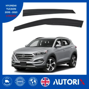 HYUNDAI TUCSON 2015-2021 EXTERNAL FIT WIND RAIN SUN SMOKE GUARD DEFLECTORS 4PCS