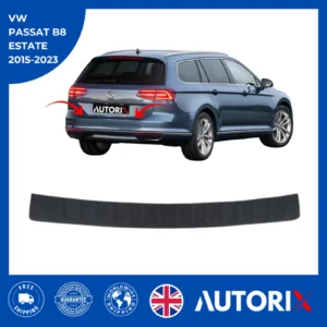 VW PASSAT B8 ESTATE 2015-2023 ABS BUMPER PROTECTOR GUARD SCRATCH DENT STRIP REAR